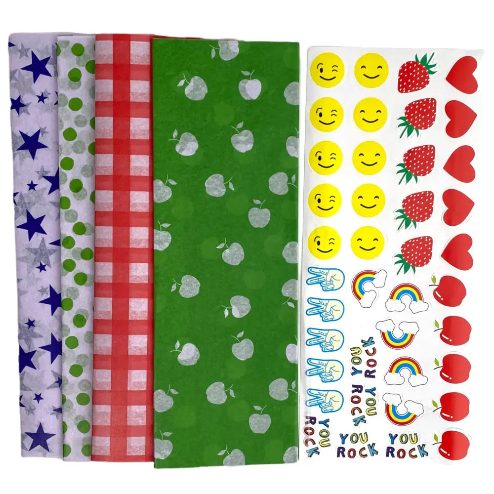 Papel para envolver bocadillos Yumbox - Estrellas -