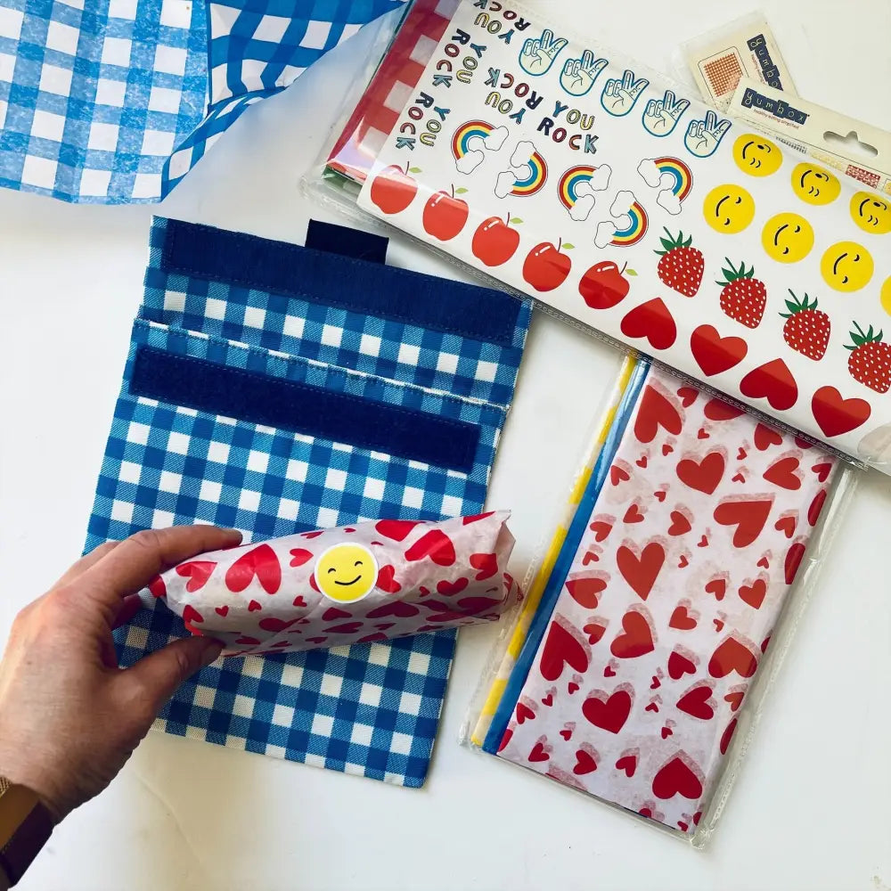 Papel para envolver bocadillos Yumbox - Estrellas -
