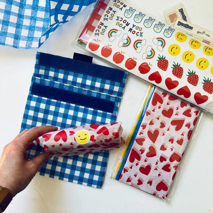 Papel para envolver bocadillos Yumbox - Estrellas -