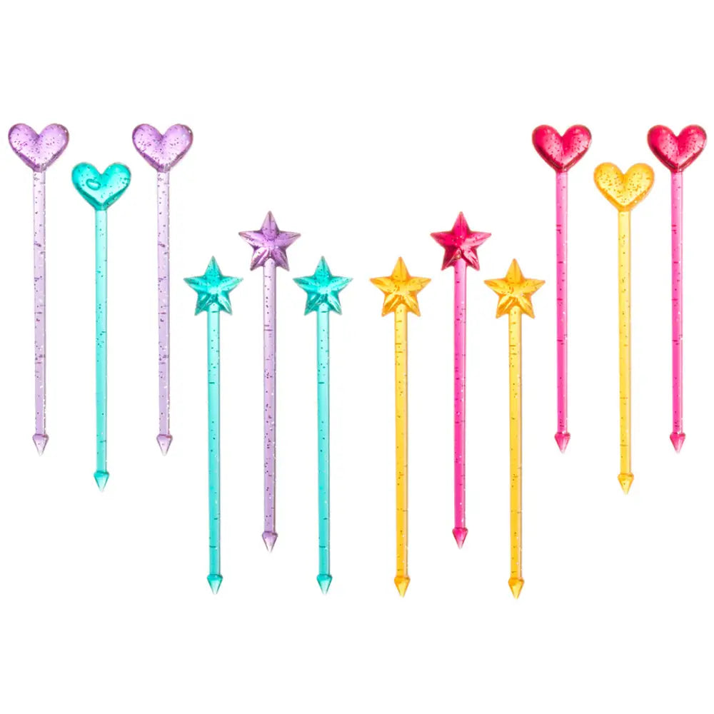 Pinchos para brocheta de frutas - Purpurina x12