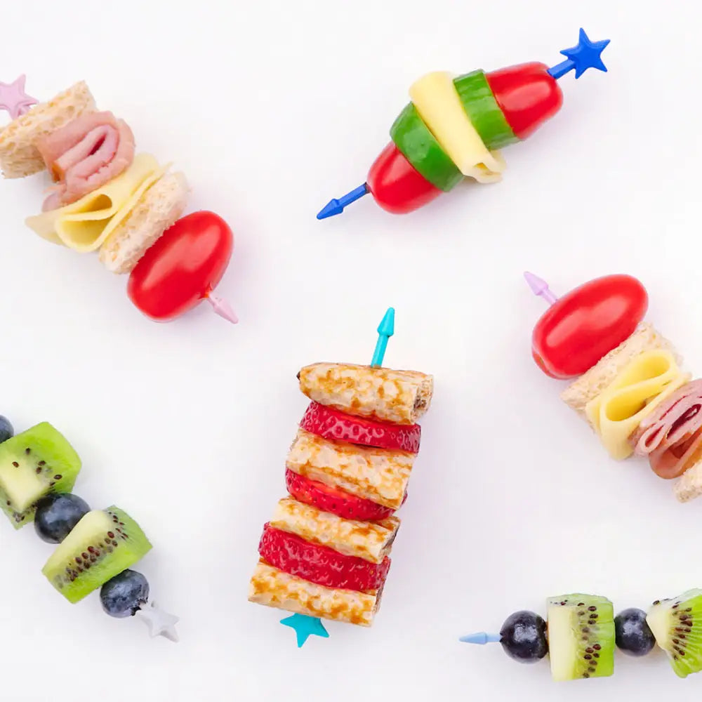 Pinchos Stix pack de 4 Lunch Punch - Azul - Azul -