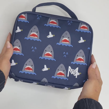 Bolsa de merienda Térmica Mediana MontiiCo - Sharks