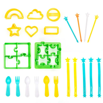 Lunch Punch Cutter & Bento Set - Dino - Puzzle