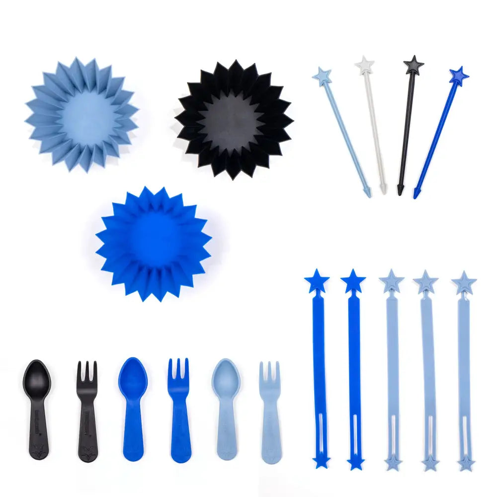 Lunch Punch Bento Set - Electric Blue
