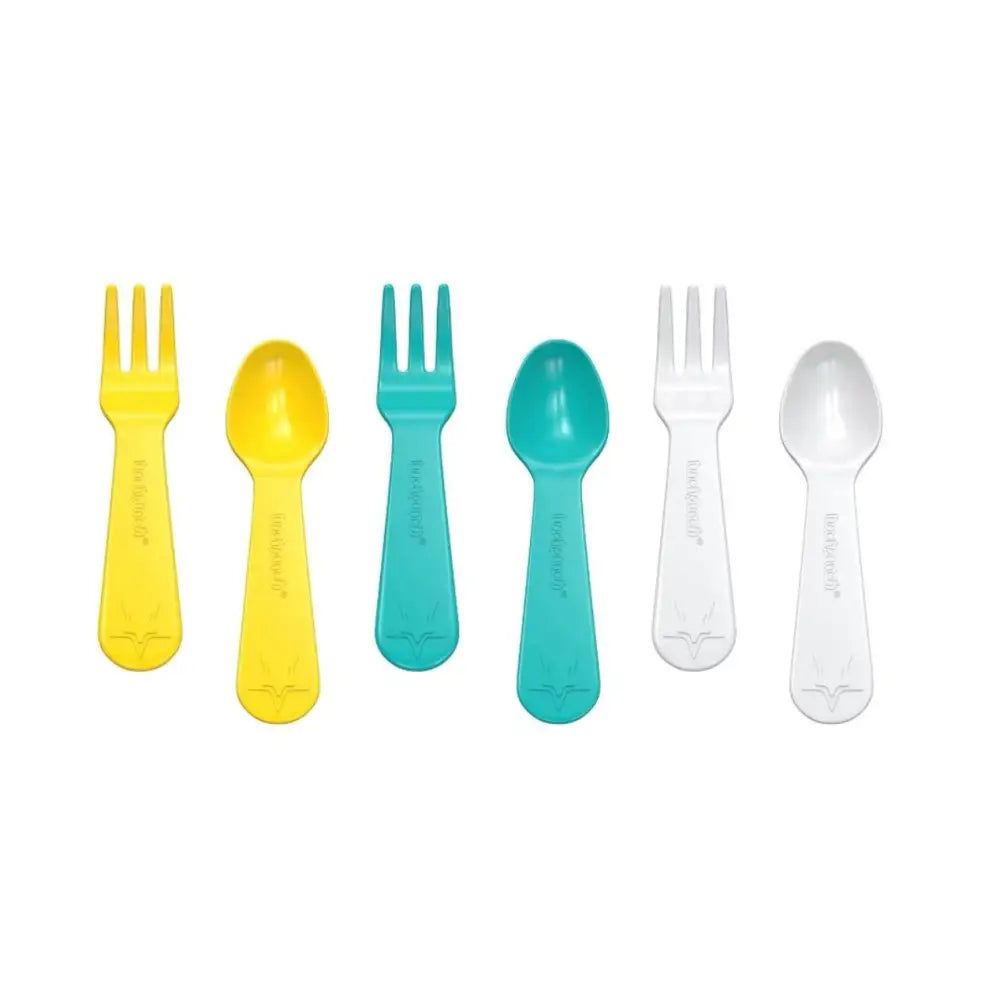 Lunch Punch Fork and Spoon - Yellow