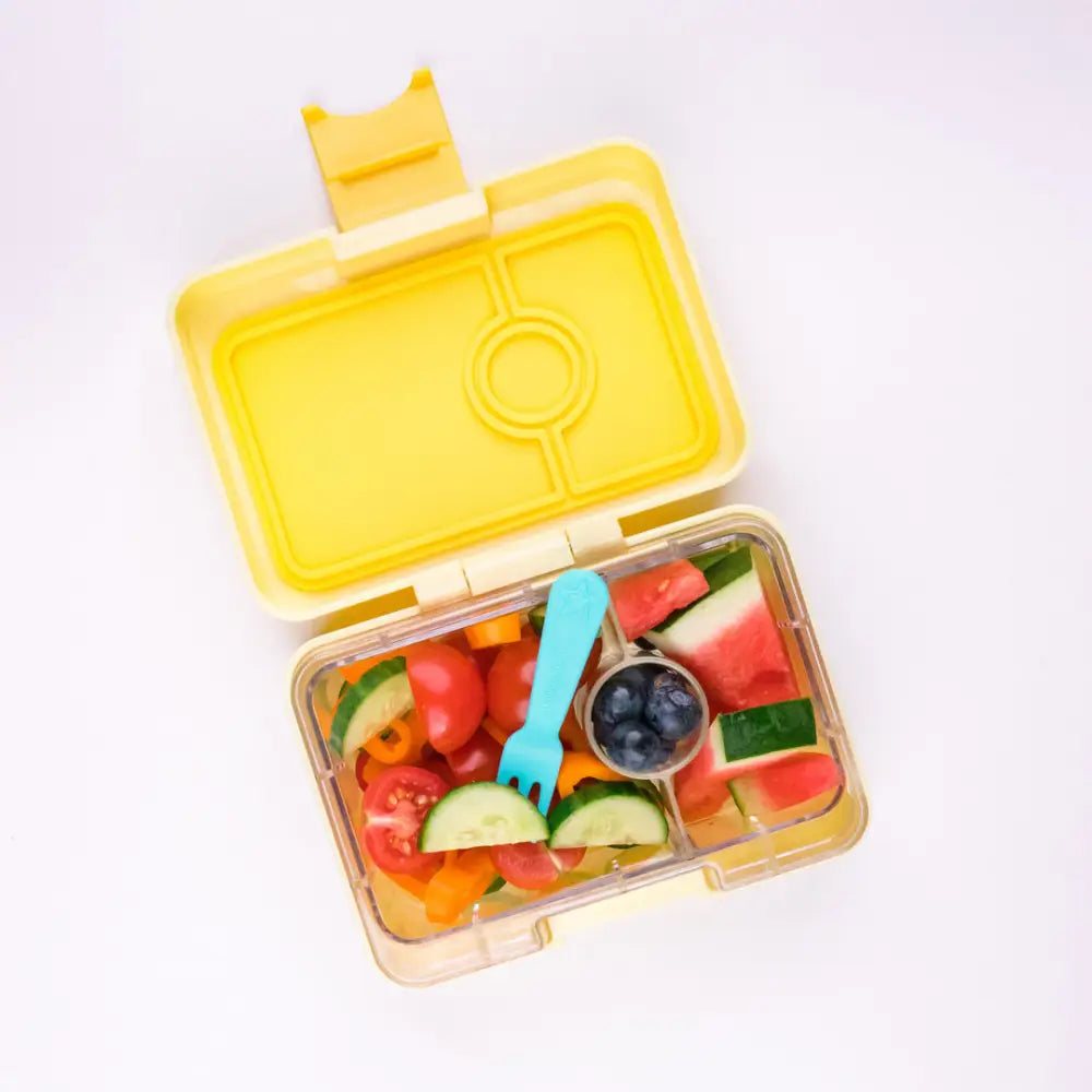 Set de Cuchara y Tenedor Lunch Punch - Amarillo - Amarillo -