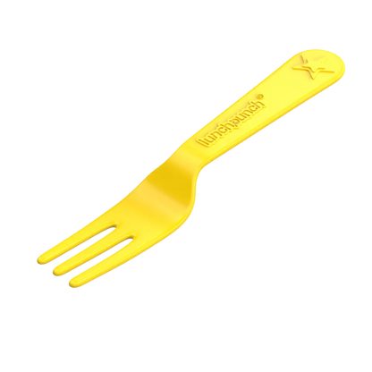 Lunch Punch Fork and Spoon - Yellow