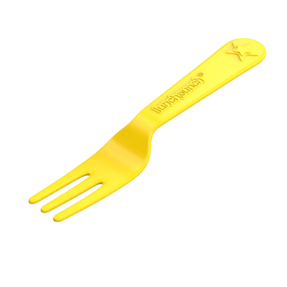 Lunch Punch Fork and Spoon - Yellow