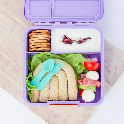 Set de Cuchara y Tenedor Lunch Punch Azul (Burst)