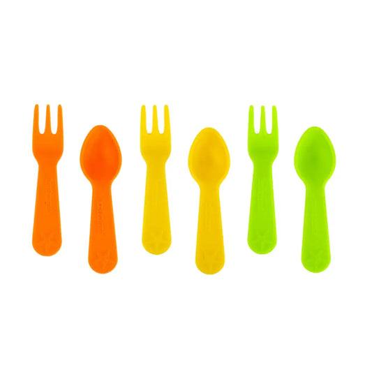 Set de Cuchara y Tenedor Lunch Punch - Bright - Amarillo