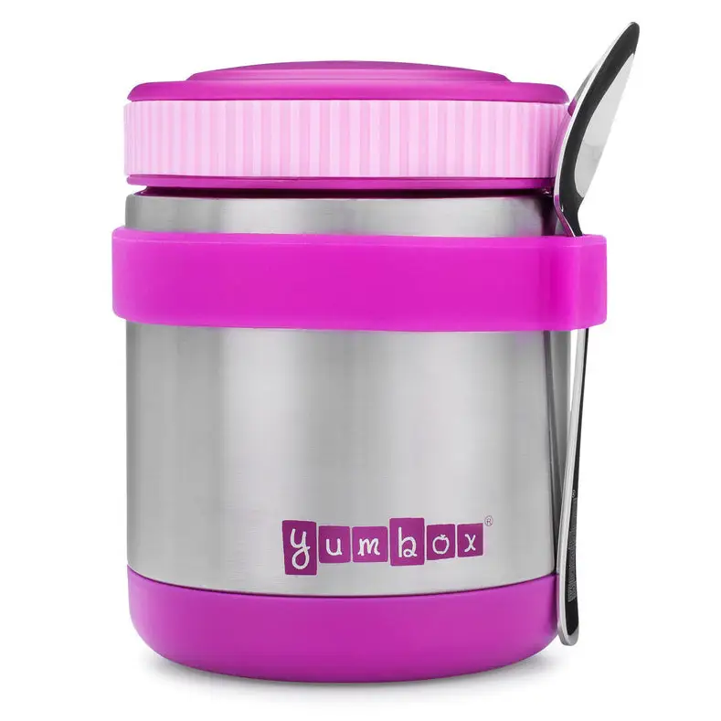 Yumbox Zuppa thermos container Bijoux paars purple with spoon